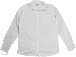M&S fehér ing 15-16év 5-Újszerű