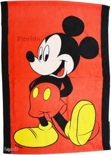 Disney Mickey fekete fürdőlepe 75*145cm 4-Hibátlan