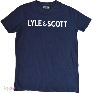Lyle&Scott sötétkék póló 12-13év 4-Hibátlan