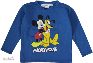 Zara Mickey kék vékony pulóver 4-5év 2-Játszós