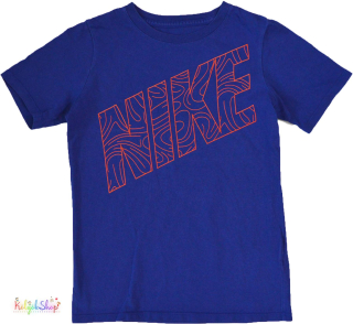 Nike kék póló 8-10év 3-Jó állapot