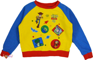 Toy Story kék-sárga pulóver 4év 4-Hibátlan(kis folt)