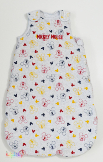 Primark Mickey mintás szürke plüss közép vastag hálózsák 6-12 hó 4-Hibátlan