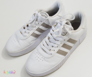 Adidas fehér cipő 40 2/3 Bth: 25,5cm 4-Hibátlan