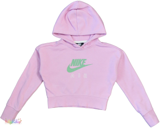 Nike rózsaszín rövid derekú pulóver 128-137 4-Hibátlan