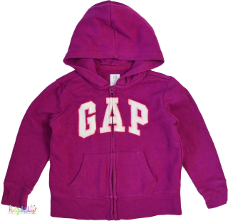 Gap pink cipzáras pulóver 6-7év 4-Hibátlan(kis bolyhosodás)