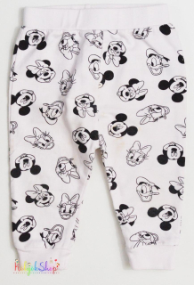 Disney Minnie mintás rózsaszín szabadidő nadrág 6-12hó 3-Jó állapot(foltos)