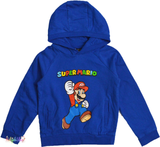 Super Mario kék pulóver 4-5év 5-Újszerű
