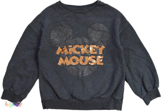 Next Mickey szürke pulóver 8év 4-Hibátlan
