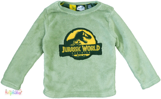 Primark Jurassic World zöld polár felső 3-4év 4-Hibátlan