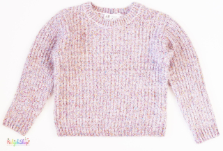 H&M színesen csillogó kötött pulóver 6-8év 6-Új