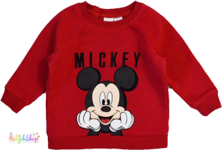 H&M Mickey bordó pulóver 74 5-Újszerű