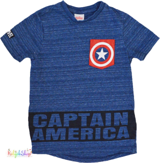 F&F Amerika kapitány kék póló 5-6év 4-Hibátlan