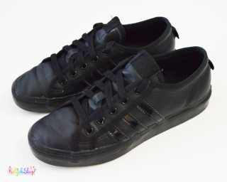 Adidas fekete sportcipő 38 2/3 Bth: 24,5cm 4-Hibátlan