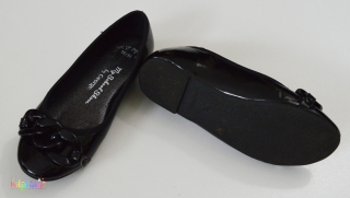 George fekete alkalmi lakk topánka 32 Bth: 19,5cm 4-Hibátlan