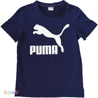 Puma sötétkék póló 140 4-Hibátlan